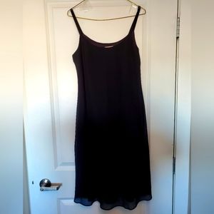 Black Spaghetti Strap Slip Dress